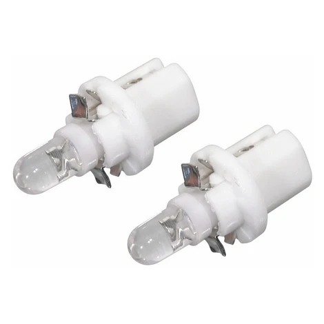 Žiarovka 1LED 12V B8,5d biela 2ks Compass