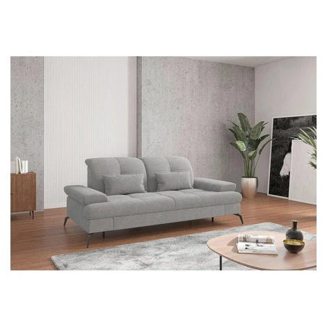 Sit & More 2,5-MIESTNA POHOVKA, textil, svetlosivá