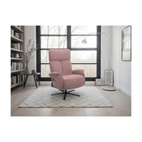 Sit & More RELAXAČNÉ KRESLO, textil, baklažánová