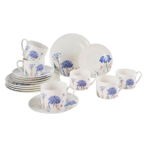 Novel KÁVOVÝ SERVIS jemný kostný porcelán (fine bone china) keramika