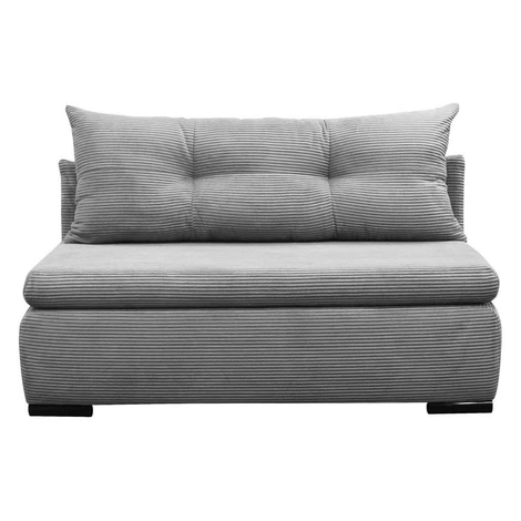 MID.YOU ROZKLADACIA POHOVKA, textil, svetlosivá