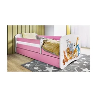 MID.YOU POSTEĽ PRE DETI A MLÁDEŽ 80/160 cm, biela, pink