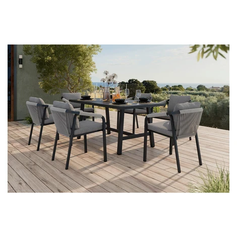 Ambia Garden ZOSTAVA ZÁHRADNÉHO NÁBYTKU kov, textil Ambia Home