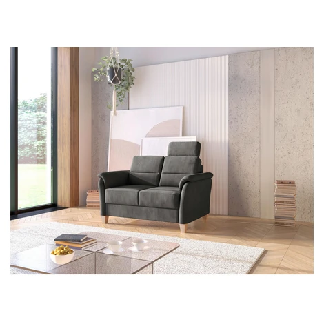 Sit & More DVOJMIESTNA POHOVKA, textil, čierna