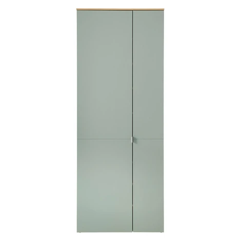 Xora PREDSIEŇOVÁ SKRIŇA, šalviovozelená, dub artisan, 78/202/38 cm