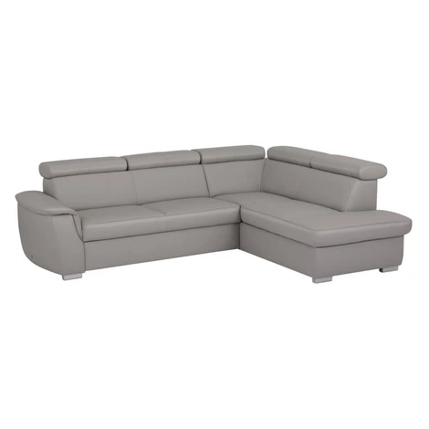 Celina Home SEDACIA SÚPRAVA, textil, koža, platinová