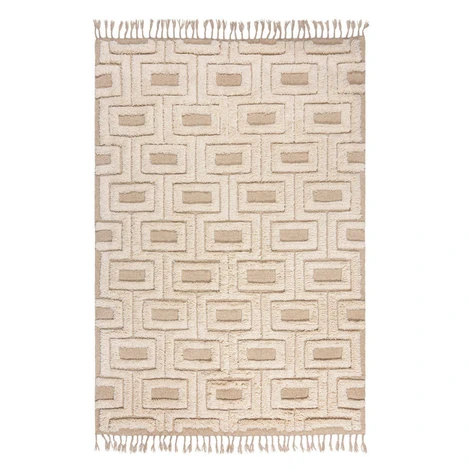 Flair Rugs VLNENÝ KOBEREC, 160/230 cm prírodná farba