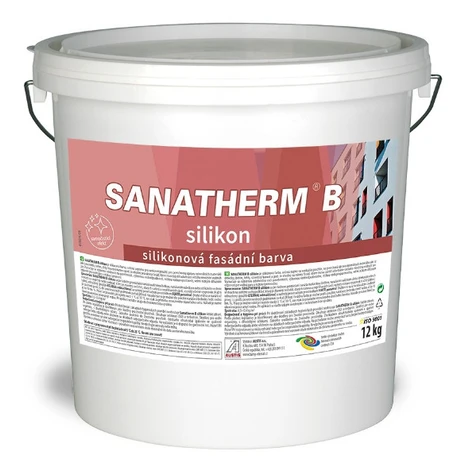 AUSTIS SANATHERM B SILIKÓN - Silikónová fasádna farba biela 12 kg