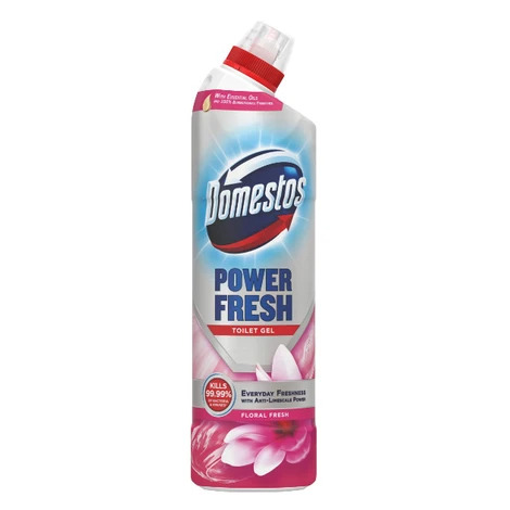 DOMESTOS POWER - Antibakteriálny WC čistič floral fresh (kvetinová svieža), 0,7 L