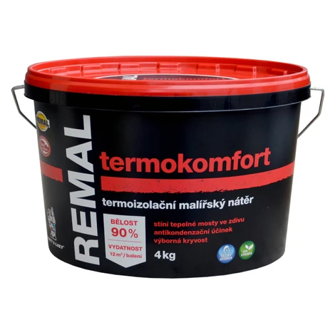 REMAL TERMOKOMFORT - termoizolačná farba na steny 4 kg termoizolačná biela BaL