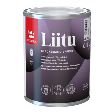 LIITU - farebná tabuľová farba na steny a iné povrchy (zákazkové miešanie) 0,9 l tvt h452 - tank