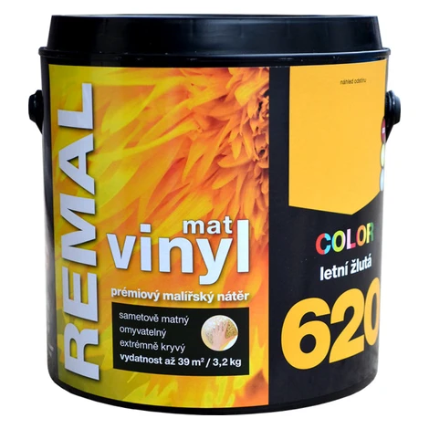 REMAL VINYL - umývateľný maliarsky náter 3,2 kg vínovo červená BaL