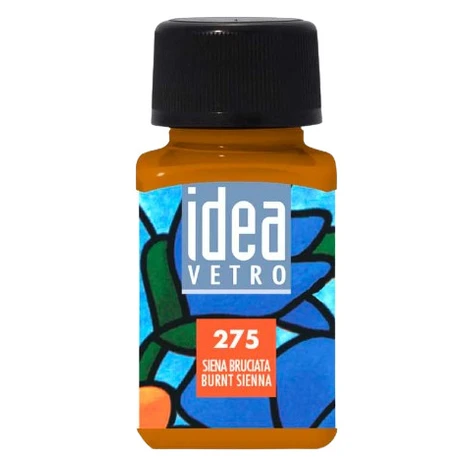 MAIMERI IDEA VETRO - Farby na sklo 275 - burnt sienna, 60 ml