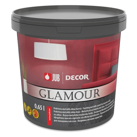 JUB DECOR GLAMOUR - Farba na steny s metalickým efektom 0,65 l glamour 7103
