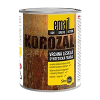 KOROZAL EMAIL - Vrchná lesklá syntetická farba 8440 - červenohnedá 3 kg