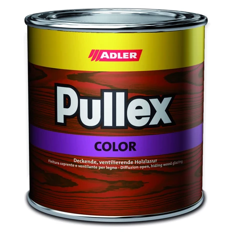 ADLER PULLEX COLOR - Ochranná farba na drevo do exteriéru 2,5 l ral 8012 - červenohnedá