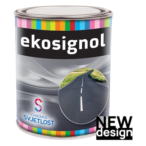 EKOSIGNOL - Farba na vodorovné dopravné značenie (zákazkové miešanie) RAL 5019 - modrá capri 0,7