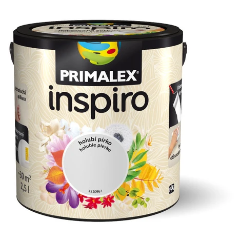 Primalex Inspiro - oteruvzdorný tónovaný interiérový náter 2,5 l žulová šeď