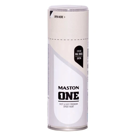 Maston One - akrylová farba v spreji 400 ml ral 9010 m - biela matná