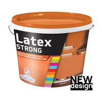 LATEX STRONG SATIN - Pololesklá interiérová umývateľná farba biela 5 l