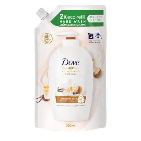 DOVE - Tekuté mydlo s bambuckým maslom 0,5 L (náhradná náplň)