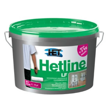 HETLINE LF - Univerzálna farba do vnútorných priestorov 8 kg biela matná