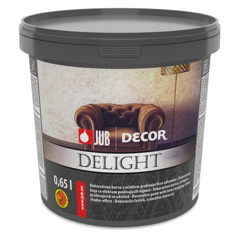 JUB DECOR DELIGHT - Dekoratívna farba s prelievajúcim efektom 0,65 l delight515f
