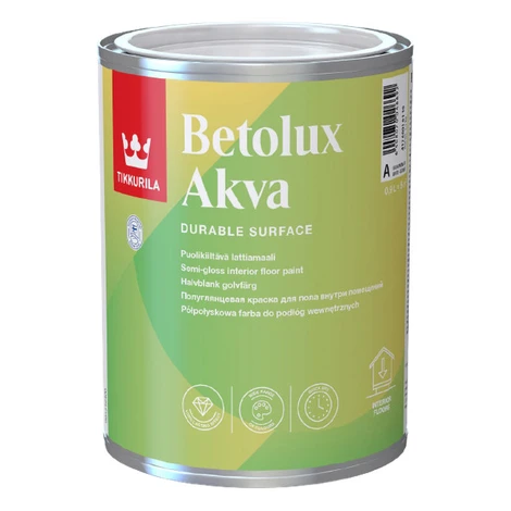 BETOLUX AKVA - Vodou riediteľná farba na podlahy (zákazkové miešanie) TVT Y384 - surge 0,9 L