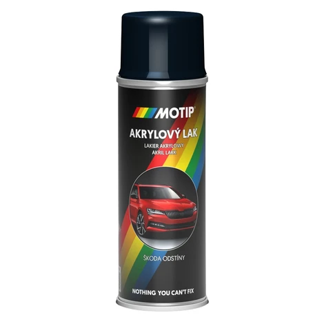 AUTOSPREJ ŠKODA - Farba na auto v spreji AC4625 - modrá námorná 0,2 L Motip