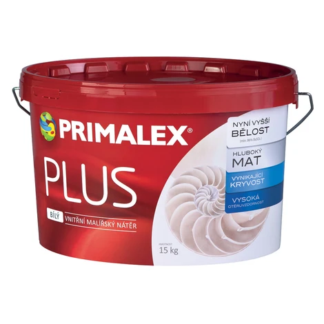 PRIMALEX PLUS - Interiérová farba s vysokou belosťou biela 15 kg