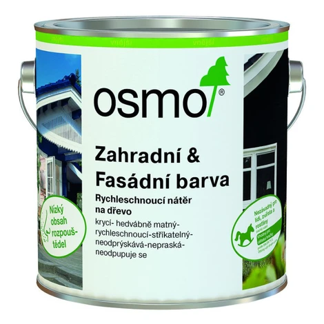 VÝPREDAJ OSMO - Záhradná a fasádna farba RAL 7042 - dopravná šedá A 2,5 L