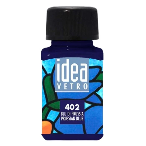 MAIMERI IDEA VETRO - Farby na sklo 402 - prussian blue, 60 ml