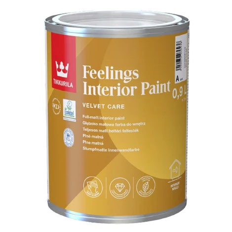 Feelings Interior Paint - plne matná umývateľná farba (zákazkové miešanie) TVT F436 - waterfall 