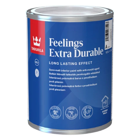 FEELINGS EXTRA DURABLE - Polomatná latexová farba na steny a stropy (zákazkové miešanie) TVT J45