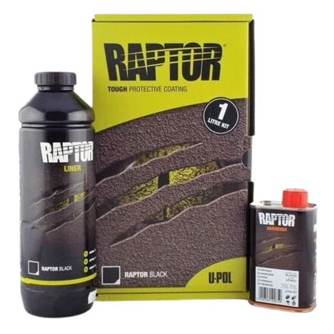 Raptor -  farebný tvrdý ochranný náter  - SET 4,2 l ral 3004 - červená purpurová