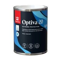 Tikkurila OPTIVA 20 SEMI MATT - Polomatná umývateľná farba TVT H398 - oats 0,9 l