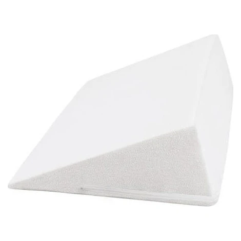 Bellatex, POŤAH na klinový podhlavník - 80 × 50 × 20 cm - froté, biely