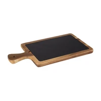 APS Servírovacia doska 26 × 18 cm, drevo/bridlica