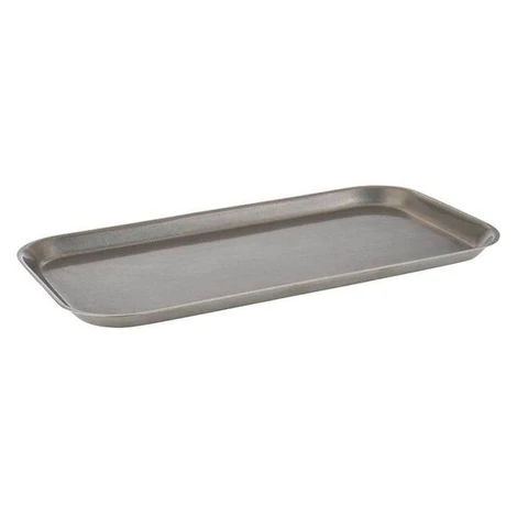 APS Vintage Servírovacia tácka 34 × 18 cm, starožitný antikorový vzhľad