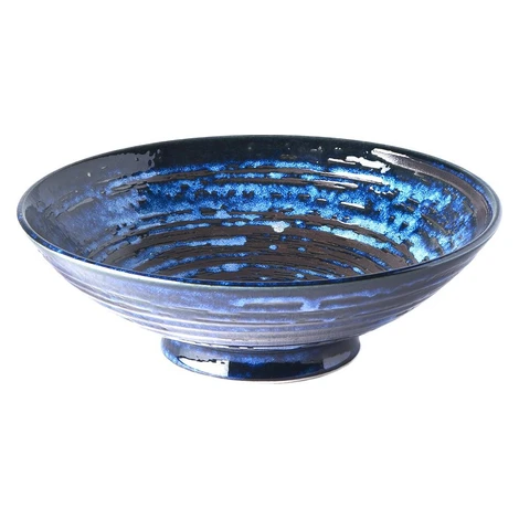 Made In Japan Servírovacia misa Copper Swirl 25 cm 0,9 l