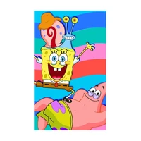 Carbotex Detský uterák Sponge Bob s Patrickom a Garym 30 × 50 cm