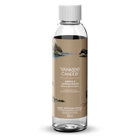 YANKEE CANDLE náplň k tyčinkám Signature Amber & Sandalwood 200 ml