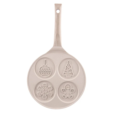 ORION Panvica Crema volské oká/lievance priemer 26,5 cm 4 časti, vianočná