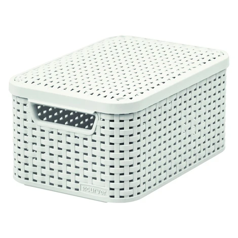CURVER - Úložný box 14 x 19 x 29cm STYLE S, krémový, umelá hmota