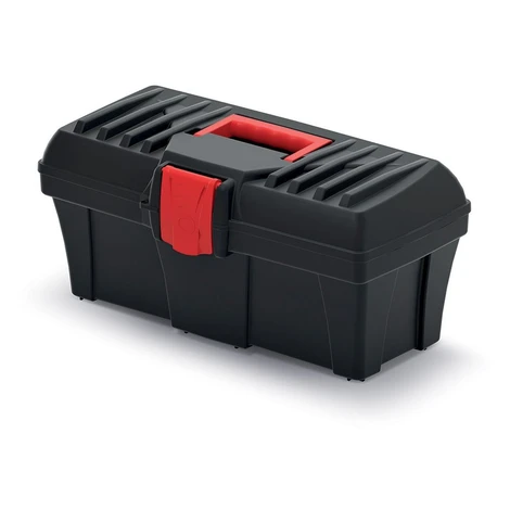 Plastový kufor na náradie CALIDER 40 cm čierno-červený Prosperplast