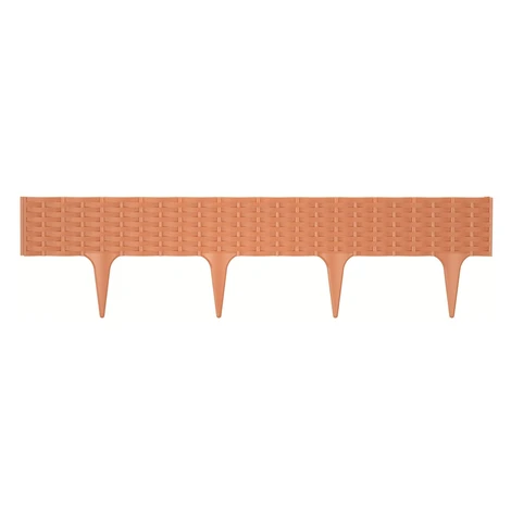 Trávnikový lem BORDER terakota 390cm Prosperplast
