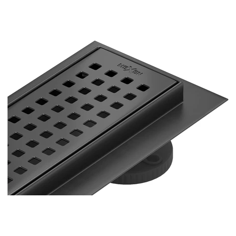 Odtokový žľab nízky MEXEN FLAT BLACK 100 cm - vzor G08