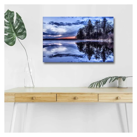 Obraz s LED osvetlením JAZERO 13 45 x 70 cm