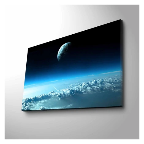 Obraz s LED osvetlením NEBESKÁ KRAJINA 45 x 70 cm
