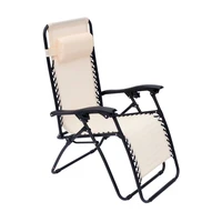NABBI Deluxe záhradné lehátko béžová